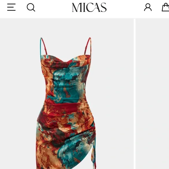 Micas Vibrant Multicolor Mini Dress - Picture 1 of 5